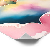 Dreamy Fairy Tale Burg - Zauberhafte Wasserwelt Poster (Ecke)