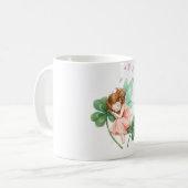 Dreamy Fairy With Clover Magic Dancing Kaffeetasse (Vorderseite Links)