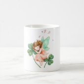 Dreamy Fairy With Clover Magic Dancing Kaffeetasse (Mittel)