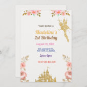 Dreamy Fairytale Castelgrande Einladung (Vorne/Hinten)