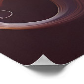 Dreamy fantasy butterfly poster (Ecke)