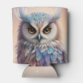 Dreamy Fantasy Owl Soft Pastellfarben Dosenkühler (Rückseite)