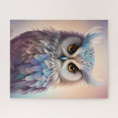 Dreamy Fantasy Owl Soft Pastellfarben Puzzle (Horizontal)