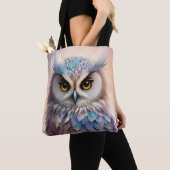 Dreamy Fantasy Owl Soft Pastellfarben Tasche (Von Nahem)