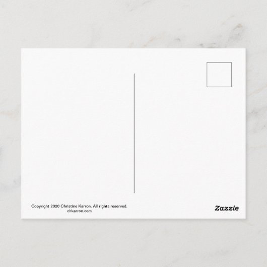 Dreamy Fee Postkarte (Rückseite)