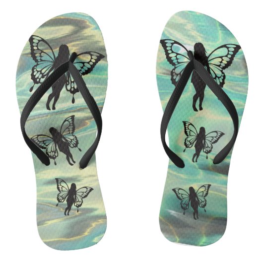 Dreamy Feen Flip Flops Badesandalen (Fußbett)