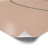 Dreamy Female Faces Print, Closed Eyes, Calming Poster (Ecke)