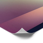 Dreamy Floral Glow Poster (Ecke)