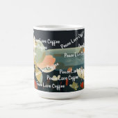 Dreamy Floral Landschaft 3 Kaffeetasse (Mittel)