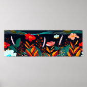Dreamy Floral Landschaft 3 Poster (Vorne)