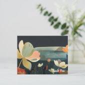 Dreamy Floral Landschaft 3 Postkarte (Stehend Vorderseite)
