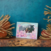 Dreamy Floral Pastel Art Plaque Fotoplatte (Seite)