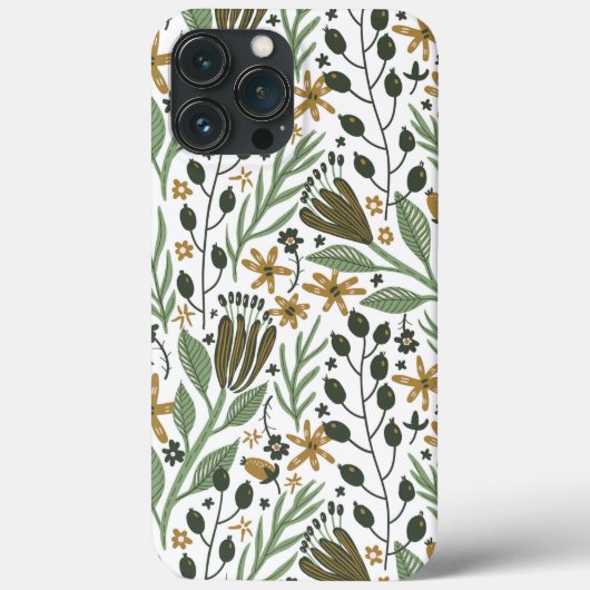 Dreamy Floral Pattern Case-Mate iPhone Hülle (Rückseite)