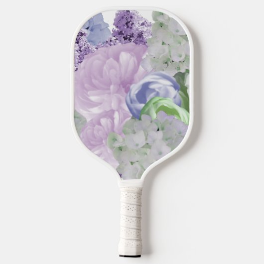 Dreamy Floral Pickleball Paddle (Rückseite)