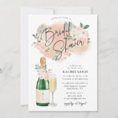 Dreamy Floral V2 Bridal Dusche Einladung (Vorderseite)