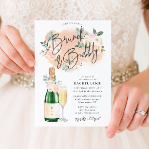 Dreamy Floral V2 Brunch & Bubbly Einladung