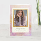 Dreamy Florals Feier des Programms Leben Programm (Vorderseite)