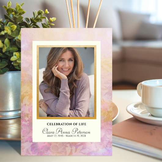 Dreamy Florals Feier des Programms Leben Programm