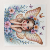 Dreamy Flower-Crown Fairy Puzzle (Horizontal)