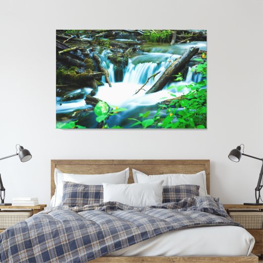 Dreamy Flows Leinwanddruck (Insitu (Schlafzimmer))