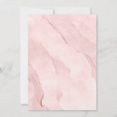 Dreamy Foliage Abschluss Blush Pink ID911 Einladung (Rückseite)