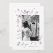 Dreamy Foliage Danky Card Dankeskarte (Vorne/Hinten)