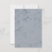 Dreamy Foliage Empfang Insert Card RSVP Karte (Rückseite)