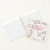 Dreamy Foliage Muster Blush ID817 Notizblock (Innenseite)