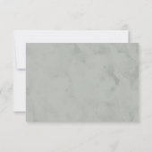 Dreamy Foliage RSVP-Karte RSVP Karte (Rückseite)