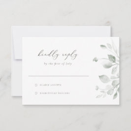 Dreamy Foliage RSVP-Karte RSVP Karte