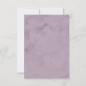 Dreamy Foliage RSVP-Karte RSVP Karte (Rückseite)