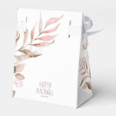 Dreamy Foliage Wedding Blush Pink ID817 Geschenkschachtel (Rückseite)