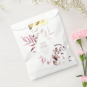 Dreamy Foliage Wedding Burgundy ID817 Geschenktütchen (Versiegelt)