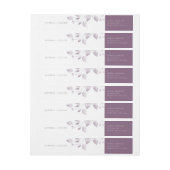 Dreamy Foliage Wraround Label (Bogen)