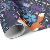 Dreamy Folk Foxes Geschenkpapier (Rolleneckpunkt)