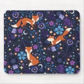 Dreamy Folk Foxes Mousepad (Vorne)