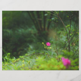 Dreamy forest flower Scrapbook Paper