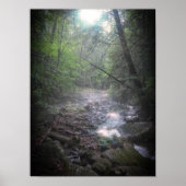 Dreamy Forest Light Poster (Vorne)