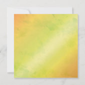 Dreamy Forest Trees Brautparty Einladung (Rückseite)