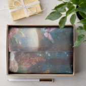 Dreamy Forest Unicorns and Child Decoupage  Seidenpapier (Geschenk)