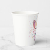 Dreamy Fox Baby Dusche Pappbecher (Rechts)