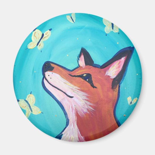 Dreamy Fox Kitchen Magnet (Vorne)