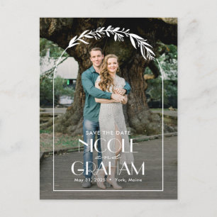 Dreamy Frame bearbeitbare Farbe Save the Date Post Postkarte