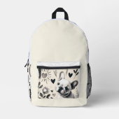 Dreamy Frenchie Bedruckter Rucksack (Vorderseite)