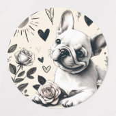 Dreamy Frenchie Etiketten (Design 1)