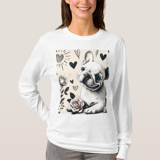 Dreamy Frenchie T-Shirt (Vorderseite)