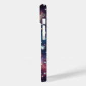 Dreamy Galaxy Diamond Space Glitter Stars Pastel N Case-Mate iPhone Hülle (Rückseite / Links)