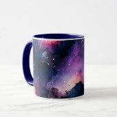 Dreamy Galaxy Night Sky Tasse (Vorderseite Links)