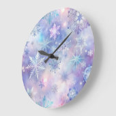 Dreamy Galaxy Star Wall Clock Große Wanduhr (Winkel)