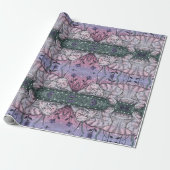 Dreamy Garden Snooze Katze Aquarelle Geschenkpapier (Ungerollt)